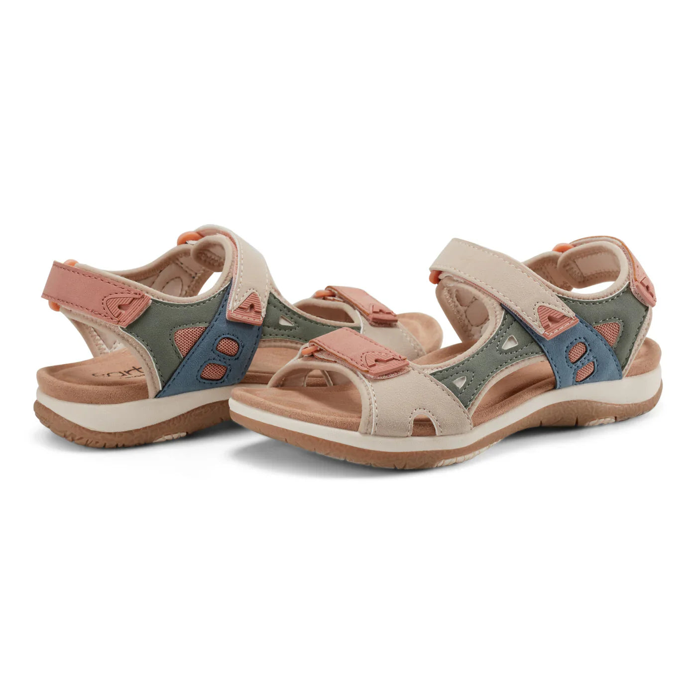 ⭐Skylar Round Toe Lightweight Casual Flat Sandals, Pain-Relief Arch Support