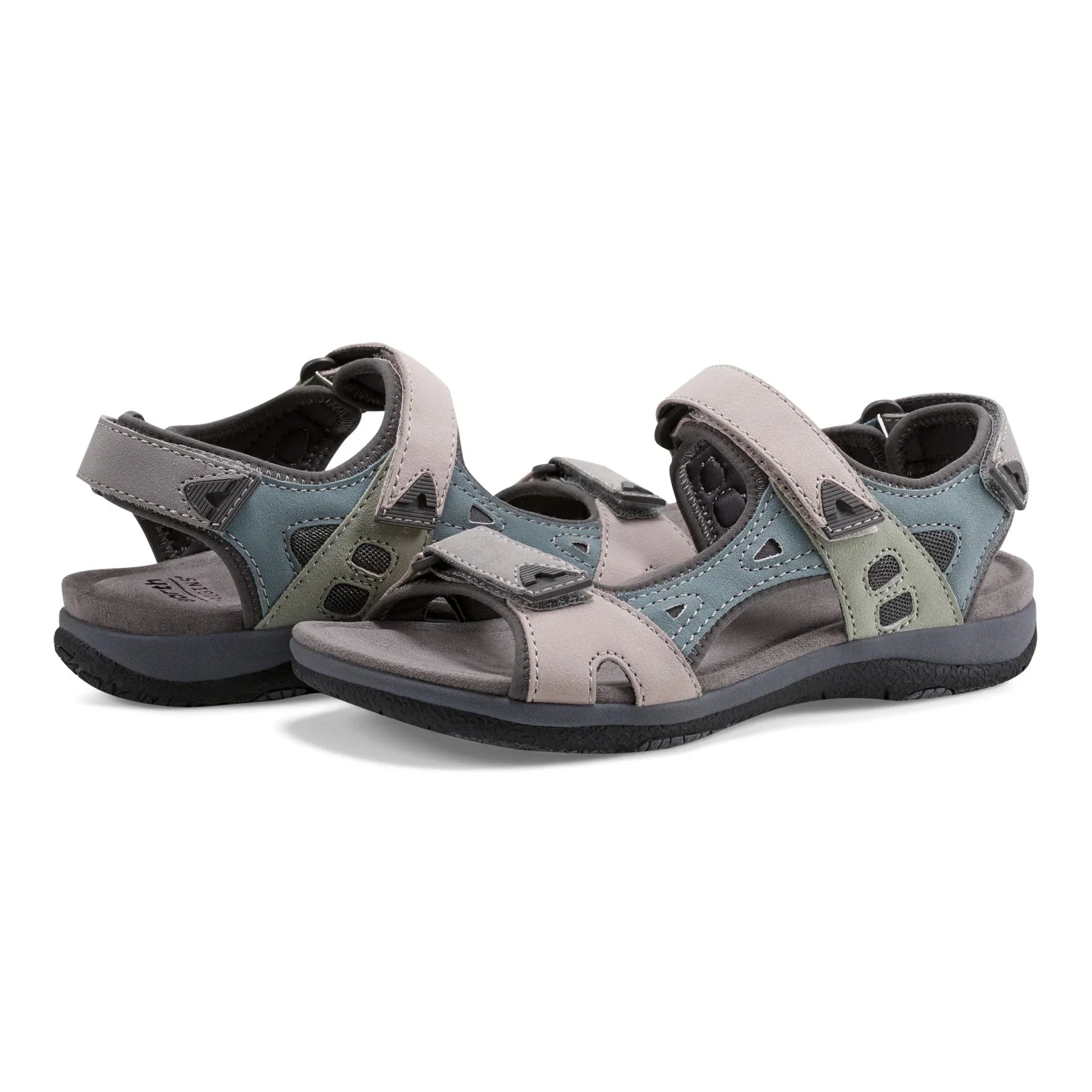 ⭐Skylar Round Toe Lightweight Casual Flat Sandals, Pain-Relief Arch Support