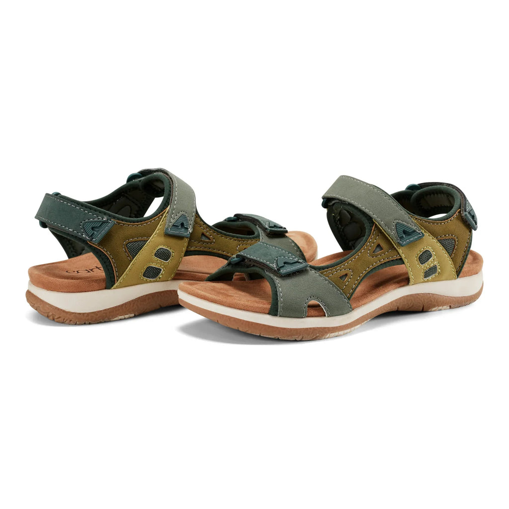 ⭐Skylar Round Toe Lightweight Casual Flat Sandals, Pain-Relief Arch Support