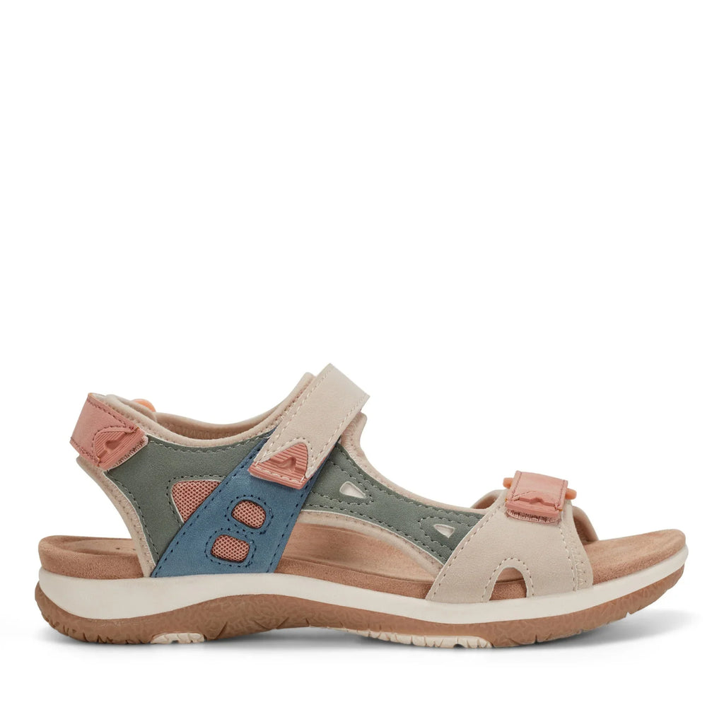 ⭐Skylar Round Toe Lightweight Casual Flat Sandals, Pain-Relief Arch Support
